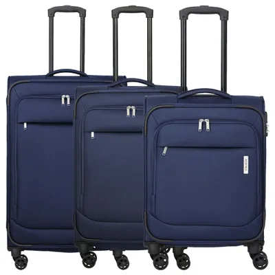 Obrázek produktu pro Sada kufrů na kolečkách Travelite PRIEGO 4w (velikosti L/M/S), tmavě modrá