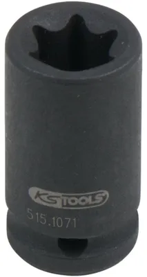 Obrázek produktu pro KS TOOLS 1/4" Torx E-nástrčná hlavice krátká E11 - 515.1071