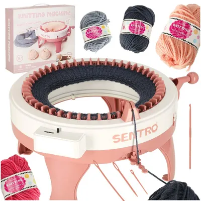 Obrázek produktu pro KIK KX3539 Dětský pletací stroj - 48 jehel + 4 příze