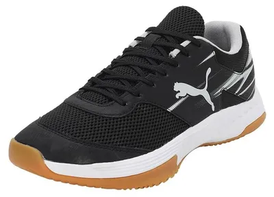 Produktbild von PUMA Unisex Varion Ii Indoor-Pumps, Puma Black Cool Light Gray Yellow Blaze Gum,