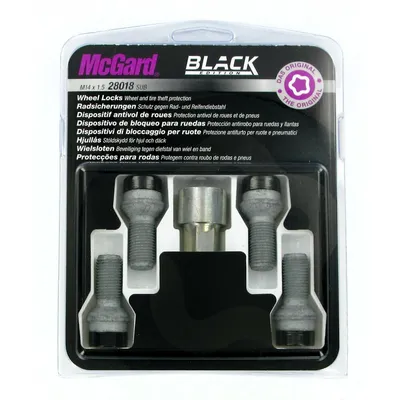 Immagine prodotto di MCGARD Bulloni sferici Black Edition E080 Kit antifurto 4 pezzi