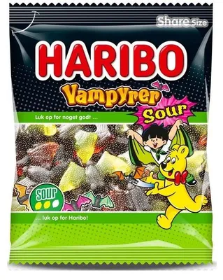 Produktbild von Haribo Vampyrer Sour 375g - Saure Vampire