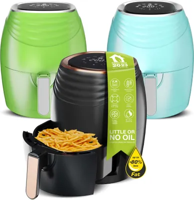 Obrázok produktu pre TurboTronic TT-AF11D, Teplovzdušná fritéza, 3,5 L, 0,8 kg, 50 °C, 200 °C, 60 min