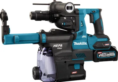 Produktbild von Makita HR004GM202, SDS Plus, Schwarz, Grün, Bürstenloser Motor, Überlastschutz, 2,8 cm, 980 RPM