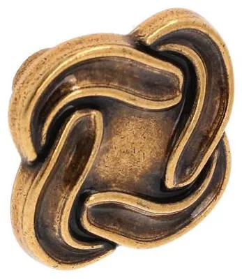 Immagine prodotto di Maniglia per mobili in zamak, diametro 36 mm, finitura oro