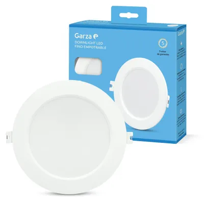 Immagine prodotto di Faretti LED da incasso, rotondi, extrapiatti, 17 cm, 12 W, 6500 K, luce bianca fredda, 1 pezzo
