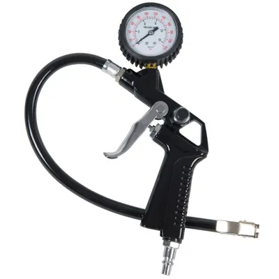 Produktbild von Reifenfüller mit Manometer 12V, 150 PSI, Kompressor, Auto, tragbar, schwarz