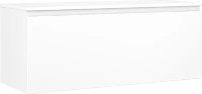Produktbild von Mexen Orio Badezimmerschrank für Waschbecken 120 cm mit Arbeitsplatte, 1 Schublade, weiß matt - 91A10-12047-1-BFC01