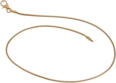 Image de SILBERKETTEN STORE Chaîne de cheville Serpent 1,4 mm - Or 333, longueur au choix de 23 à 30 cm - 29 cm