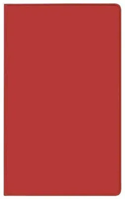 Produktbild von Taschenkalender Pluto geheftet PVC rot 2016