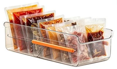 Produktbild von Ausziehbarer Aufbewahrungsregal für Badezimmer und Küche