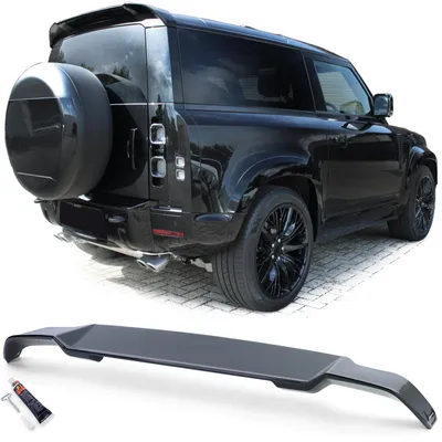Immagine prodotto di Spoiler posteriore nero per Land Rover Defender L663, modelli 90 e 110, dal 2019