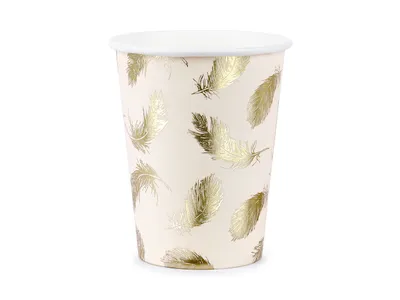 Obrázok produktu pre Papierové poháre Lovely Swan 260ml, 6ks Party Deco