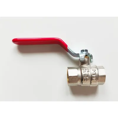Immagine prodotto di Valvola a sfera Rubinetto acqua Ottone 1/2'' filettatura femmina Valvola di arresto Valvola di arresto Rubinetto uscita a sfera