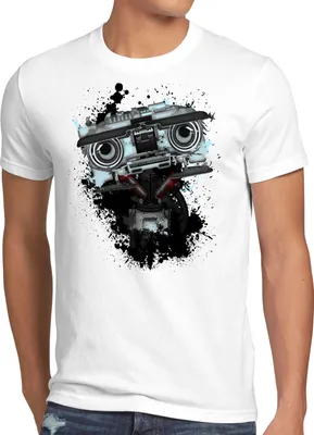 Produktbild von style3 Nummer 5 Herren T-Shirt johnny fünf roboter short circuit