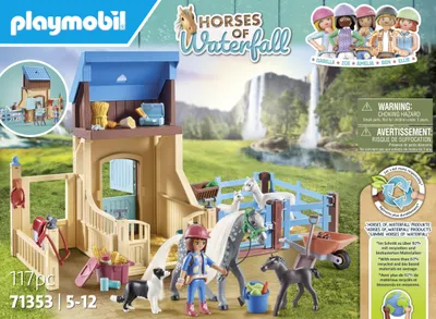 Produktbild von PLAYMOBIL Horses of Waterfall 71353 Amelia & Whisper mit Pferdebox