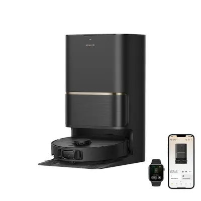 Produktbild von Dreame L50 Ultra AE Saugroboter mit Wischfunktion,28.000Pa Saugleistung,Automatische Entleerungsstation,Ausziehbare Seitenbürste,DryBoard,Schwarz