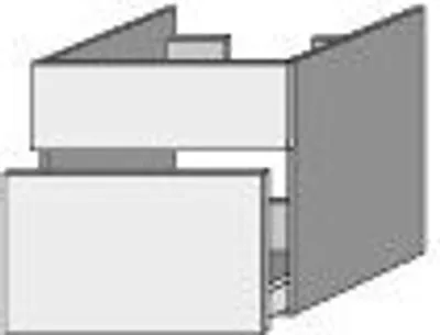 Produktbild von SANIPA P241101 Waschtischunterbau mit Auszügen