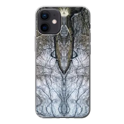 Produktbild von MuchoWow® Handyhülle Schutzhülle Hülle für iPhone 12 Baum - Kunst - Psychedelisch Silikon Softcase Handy Hülle - Schutzhülle