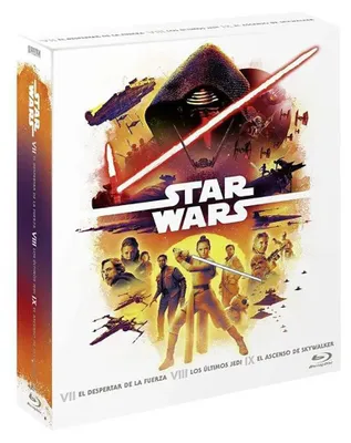 Image de Star Wars : La trilogie Star Wars, épisodes 7 à 9, Blu-ray, édition spéciale Golden, taille unique