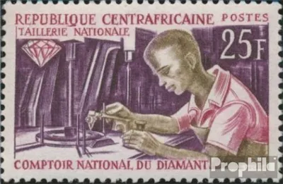 Produktbild von Briefmarken Zentralafrikanische Republik 1966 Mi 101 (kompl.Ausg.) postfrisch Diamantenindustrie