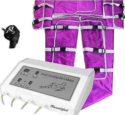 Zdjęcie produktu dla Kombinezon do pressoterapii odchudzającej EMS, skuteczny drenaż limfatyczny, wygodny masaż ciśnieniowy, wtyczka 220 V UE