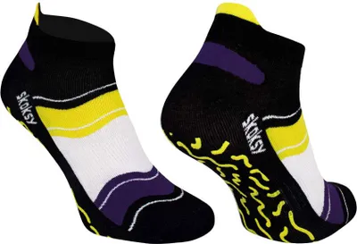 Produktbild von ZOOKSY - Rutschfest Yoga Socken aus Baumwolle (1 Paar) I Füßlinge für Damen und Herren I Ideal für Yoga, Pilates, Fitness I Stopper Tanzsocken I Stoppersocken Damen (C2)