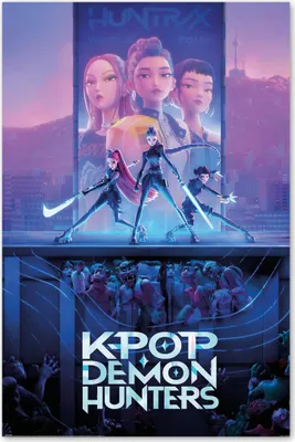Produktbild von KPop Demon Hunters Poster Key Art multicolor Standard