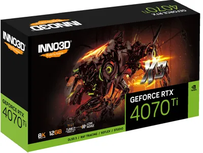 Image de Inno3D GeForce RTX 4070 Ti 12GB DDR6X X3 (N407T3-126X-186148N)