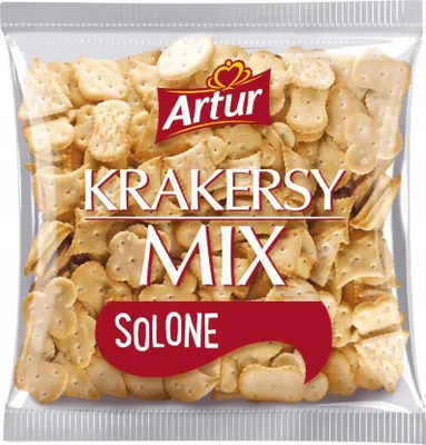 Zdjęcie produktu dla Artur Krakersy mix solone 90 g x 8 sztuk