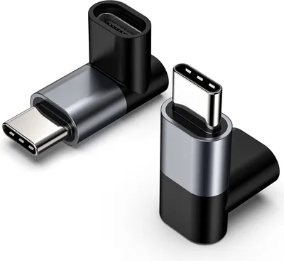 Image de INF Adaptateur Type-C mâle vers femelle 2 pièces - 100W, 20Gbps, 4K60Hz