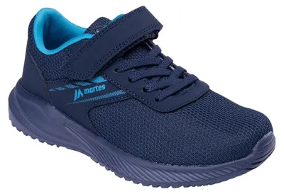 Image de Martes - Baskets pour enfants "Kores" IG4007 (taille 30 EU) (bleu marine/bleu)