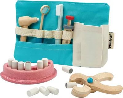 Produktbild von PlanToys Holzspielzeug Zahnarztset