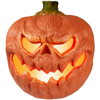 Produktbild von EUROPALMS Halloween Kürbis beleuchtet, 18cm