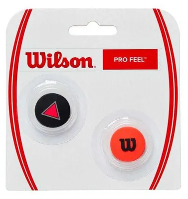 Obrázek produktu pro Wilson Pro Feel, Knoflíkový vibrastop, Tenis, Černá, Červená, 2 kusů