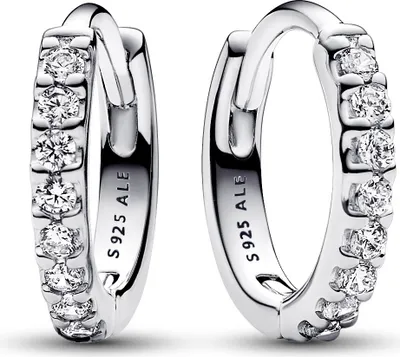 Produktbild von Pandora Funkelndes Dreireihiges Pavé-Charm 293015C01 Ohrringe