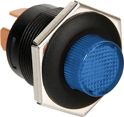 Immagine prodotto di Pulsante con LED - 12/24V - Blu