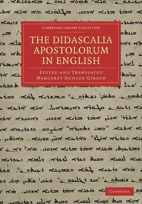 Produktbild von The Didascalia Apostolorum in English