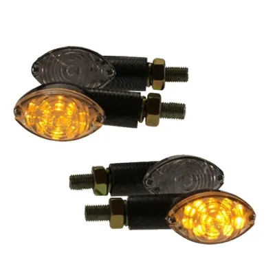 Produktbild von Motorrad LED Blinker Arken carbon klar 4-er Set