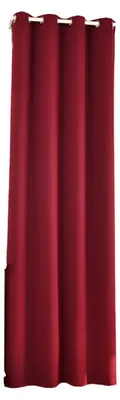 Zdjęcie produktu dla Zasłona zaciemniająca z przelotkami | Kolor bordo | 135 x 245 cm
