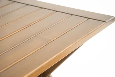 Zdjęcie produktu dla Solidny drewniany zestaw ogrodowy Elegancki stół ogrodowy 2x ławki
