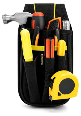 Produktbild von Schwarze Werkzeugtasche mit Gürtelclip