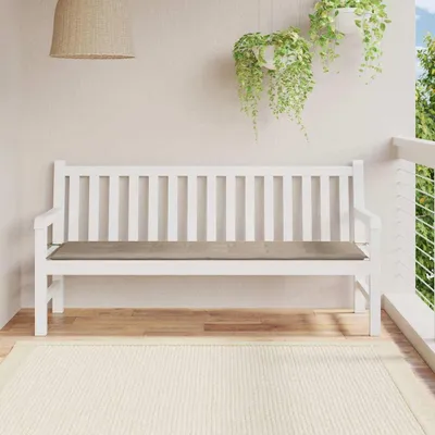 Produktbild von vidaXL Gartenbank-Auflage Taupe 180x50x4 cm Oxford-Gewebe