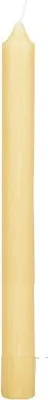 Produktbild von durchgefärbte Rustic Tafelkerzen, Haushaltskerzen Vanille Bisquit 180 x Ø 22 mm, 10 Stück