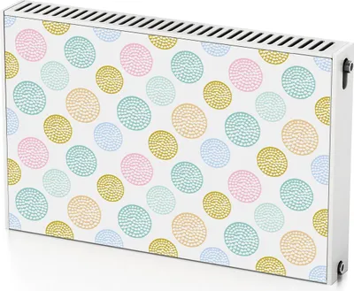 Produktbild von Geometrisches Muster – Magnetische Heizkörperabdeckung – 90x60 cm – Magnet Heizkörperabdeckung – 3D Würfel – Heizkörperverkleidung – Magnetische Wandverkleidung – Wetterfest