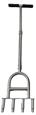 Obrázok produktu pre Ručný prevzdušňovač trávnika 115 cm – oceľový, duté hroty