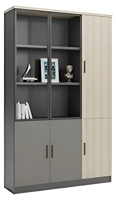 Produktbild von Geräumiger Büroschrank aus Holz für Büroorganisation und Stauraum