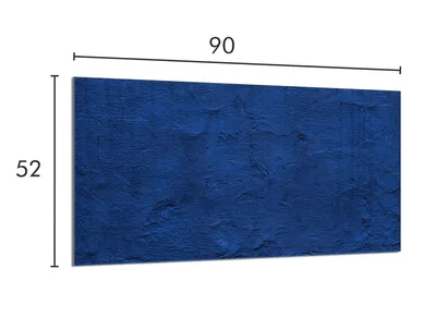 Imagen del producto de Placa protectora de vidrio para estufa, dimensiones 90x52, diseño pizarra