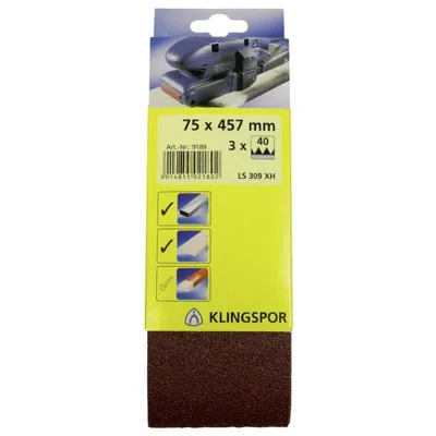 Obrázek produktu pro Pískovací pás 75x533 mm R80 KLINGSPOR