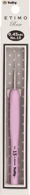 Produktbild von ETIMO Rose Häkelnadel mit Softgriff 0,45 mm 1 St